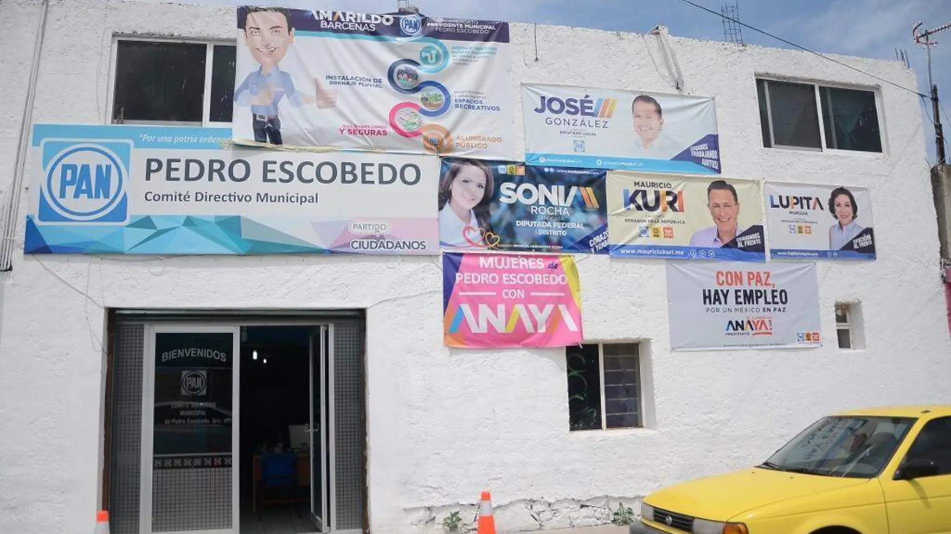 Ganaron todos los candidatos propuestos por el PAN en Pedro Escobedo. Foto Jacob Cabello